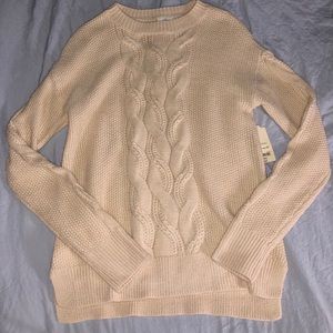 Cream sweater